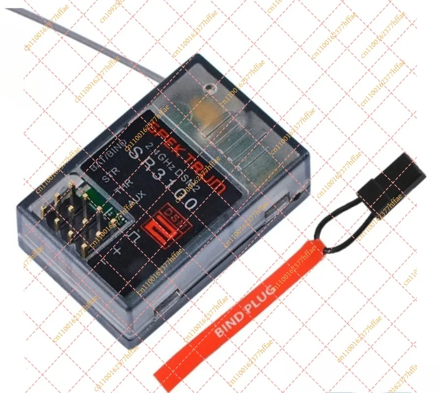 

SR3100 2.4GHz DSM2 3-Channel Surface Receiver for RC Car & Boat, High-Stability Spread Spectrum Control System for Hobby Models