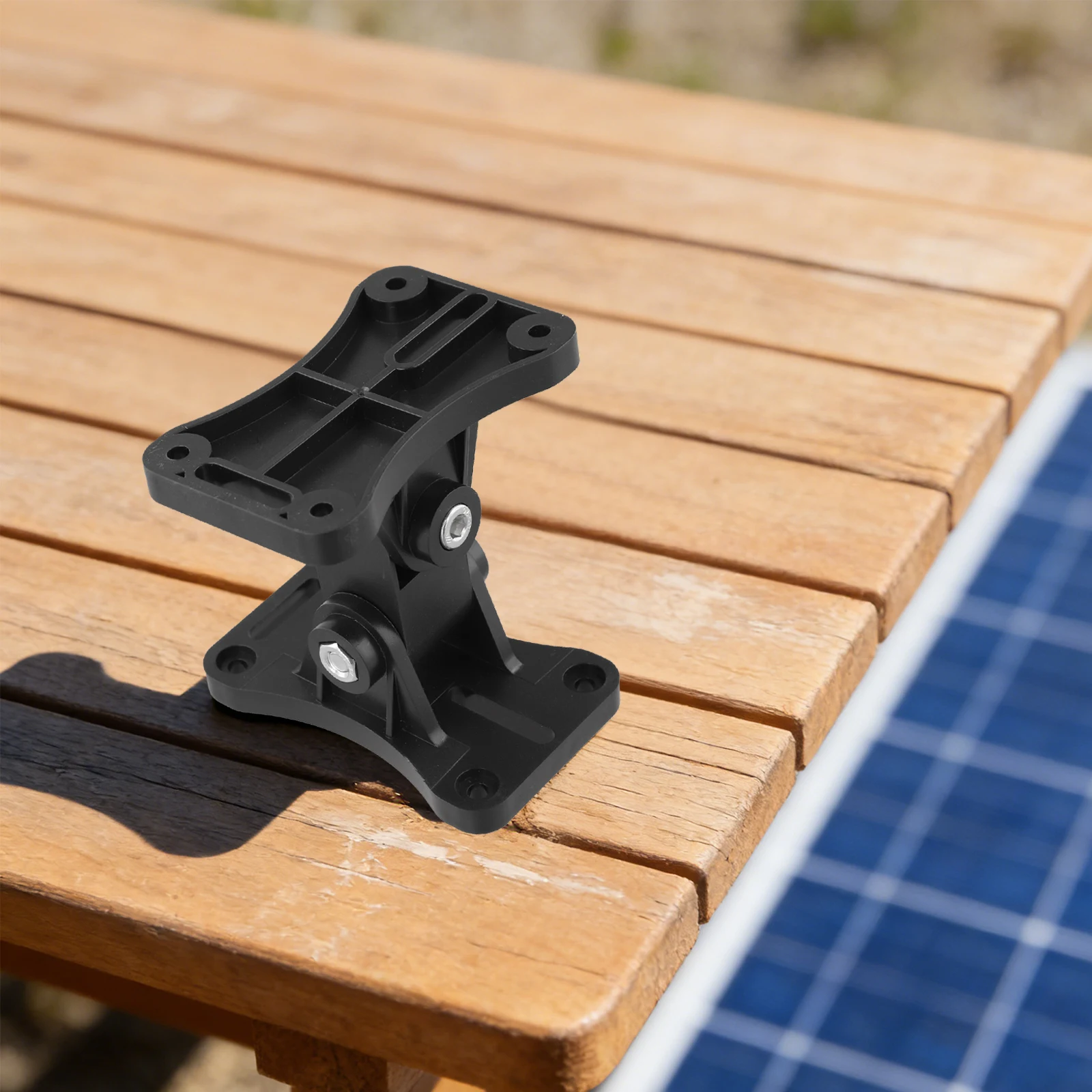 Adjustable Solar Panel Bracket Adaptor AS SHOWN Adjustable Angle Bracket High-quality ASA Material Improve Power Efficiency