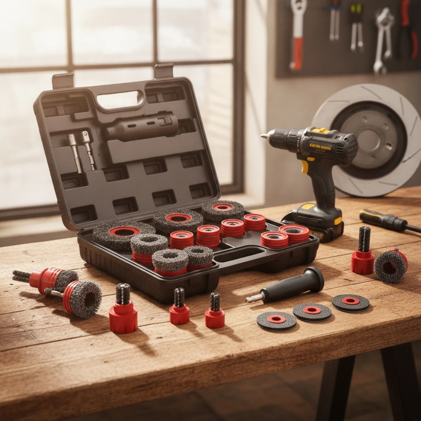 แปรงทำความสะอาดดุมล้อ 15 ชิ้น - Tools Mechanical Workshop บทวิจารณ์และราคา