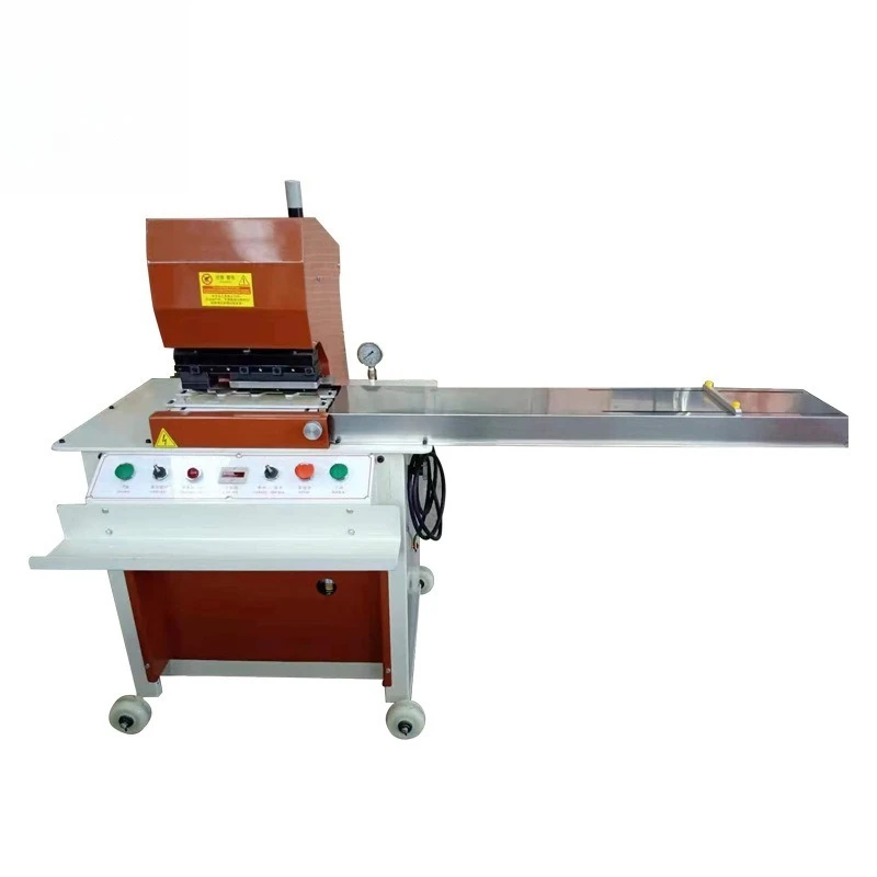 Unilateral nail inch belt punching machine handbag shoulder strap punching machine leather processing equipment