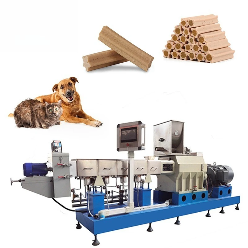 Chewing Stick Dog Food Machine Pet Dog Chews Toy Production Line Machine