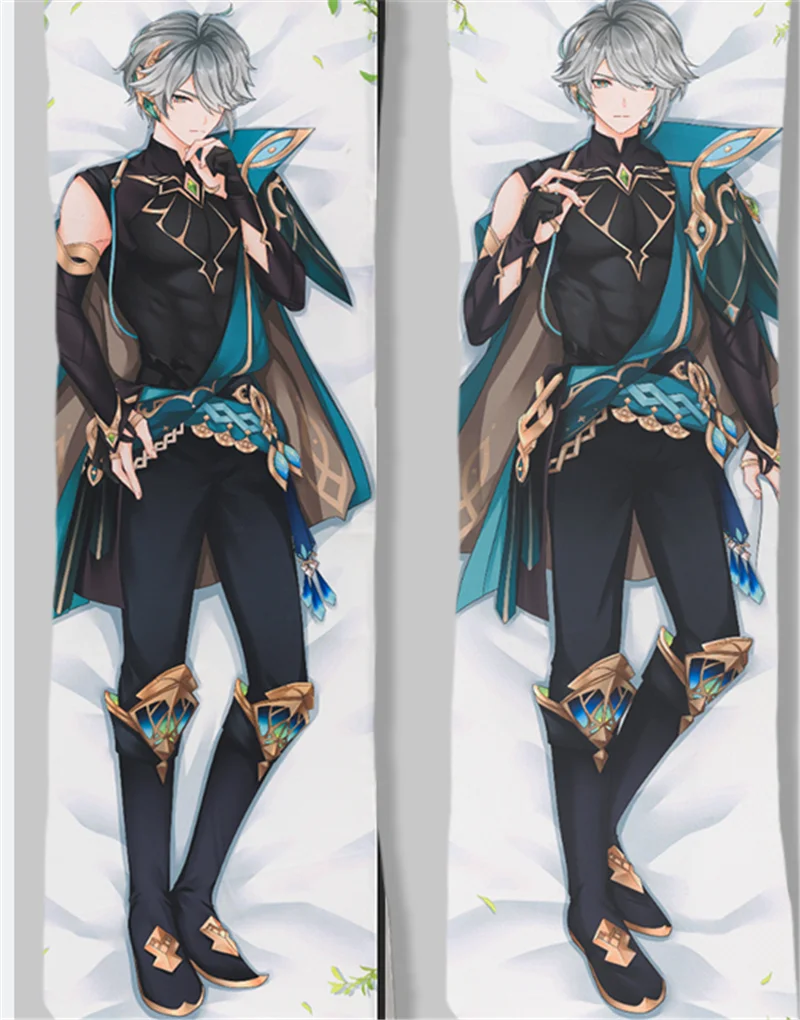 Anime Game Impact Alhaitham Cosplay Dakimakura Pillow Case Hugging Body Prop