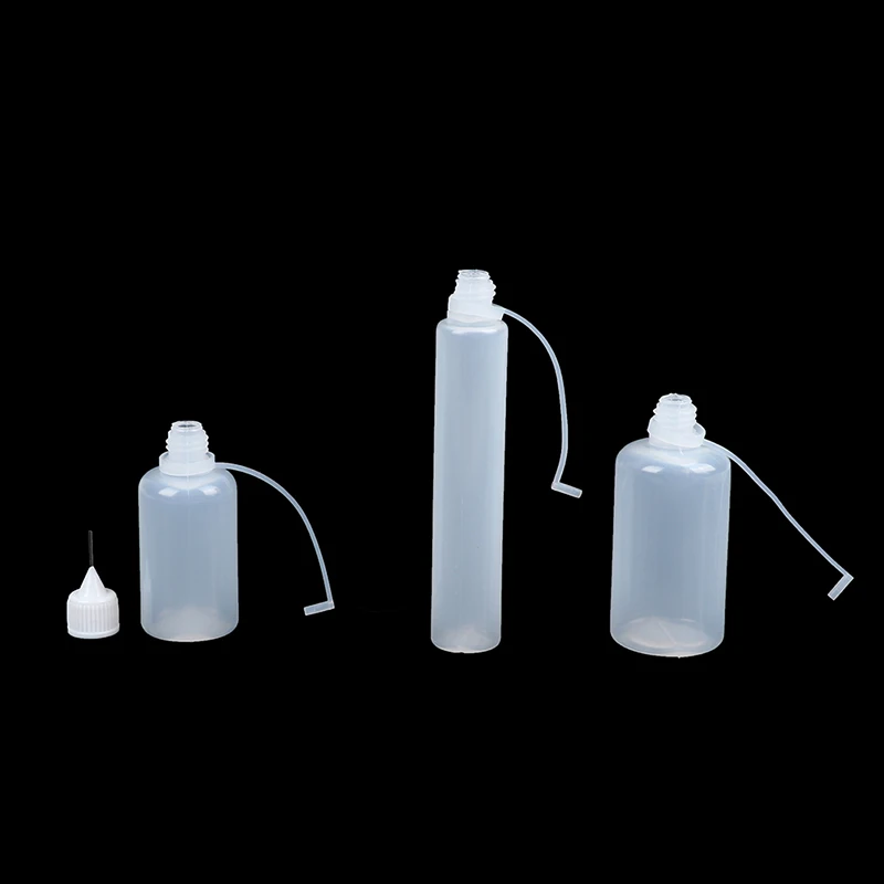 5Pcs Glue Applicator Needle Squeeze Bottle For Paper Quilling DIY Scrapbooking Craft Tool 30ML/50ML