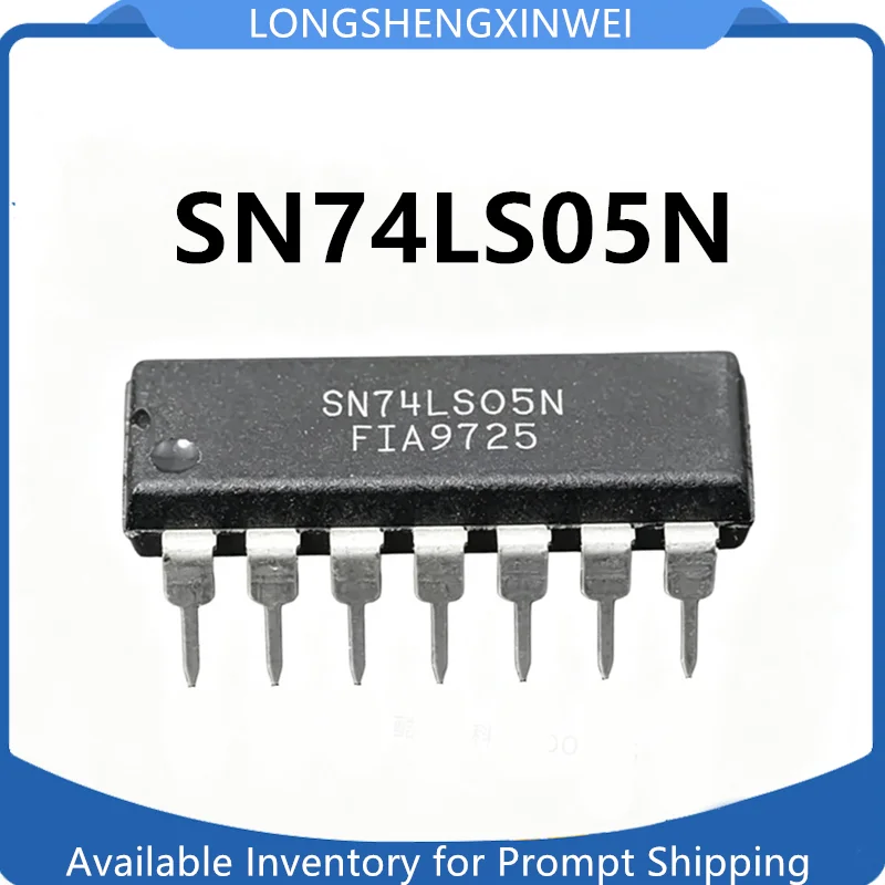 1PCS SN74LS05N New Direct Insertion DIP14 Original Gate and Inverter Chip in Stock