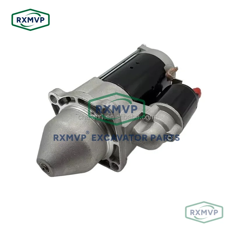 24V 9T 4KW STARTER MOTOR FOR VOLVO EC210 D6D 0001231005  0001231028  0001263007  0001263008  0001263051  0001263052  0986021000