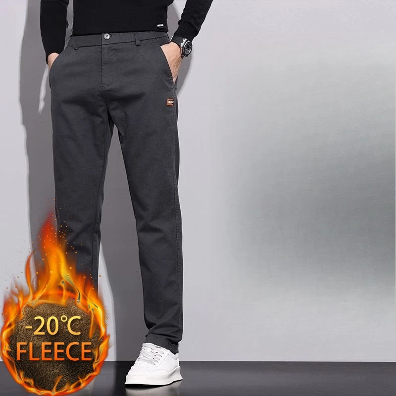 مريحة والصوف الكورية نمط ضوء رجال الأعمال عارضة السراويل لخريف وشتاء الرجال عارضة السراويل الرجال الملابس