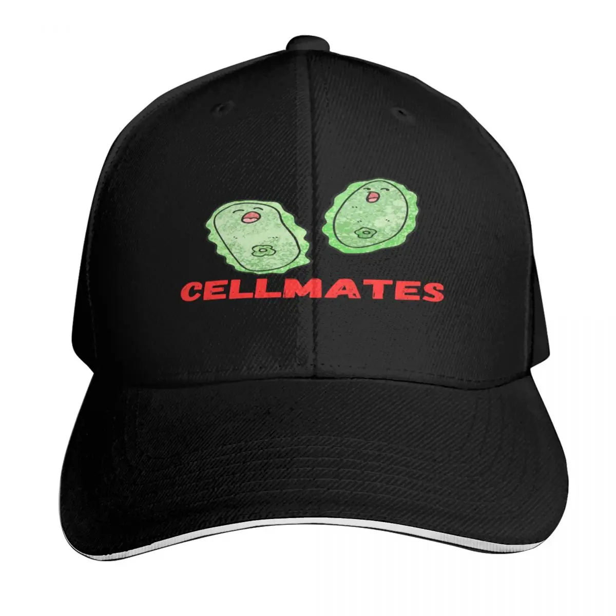 CELLMATES FUNNY CELLS RESEARCH /Micro Baseball Cap Snapback Flat Bill Strapback Dad Hat Six Panel Structured Crown