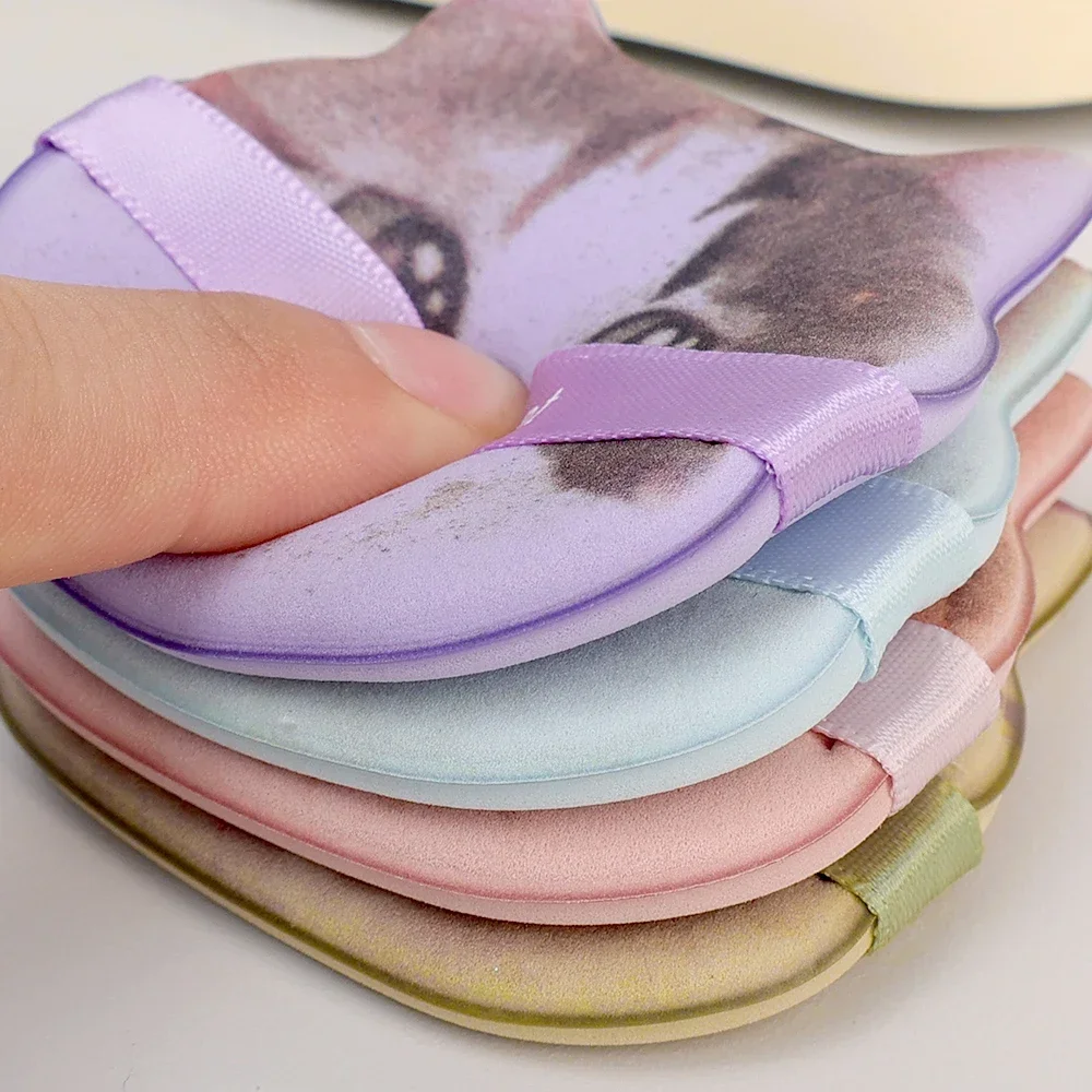 Cute Cat Air Cushion Powder Puff Wet Dry Dual-use Liquid Foundation Face Concealer BB Cream Cosmetic Applicator Makeup Puff Tool