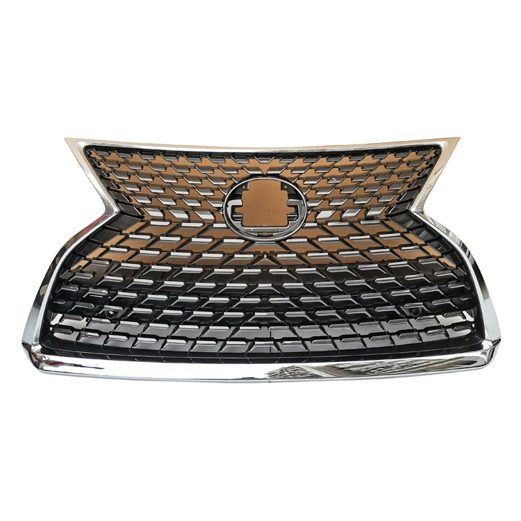 Cheap Glossy Black Front Grille for  RX350L/450HL Facelift Honeycomb Radiator Grille 2017-