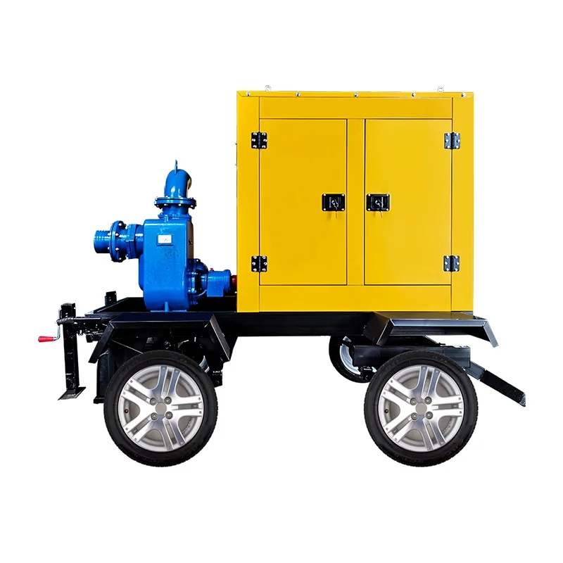 Flood Control Pump Truck Strong Self Suction Capacity Diesel Mobile Pumping Machine For Flash Flood Drainage Relief