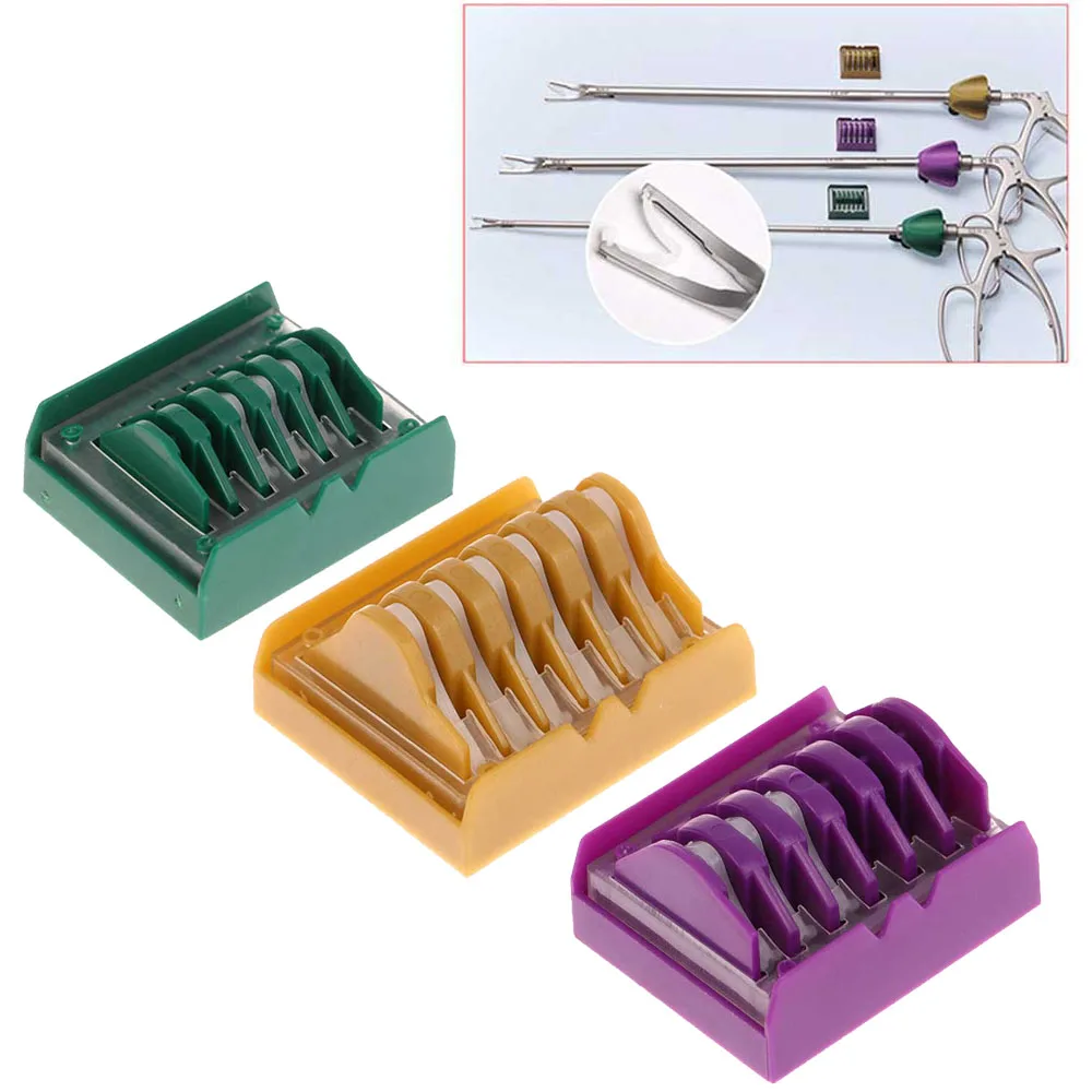 

1PC Medical Plastic Laparoscopic Polymer Ligation Clips Endoscopy Surgery Surgical Vascular Clips Hemostatic Clips Medical Tools