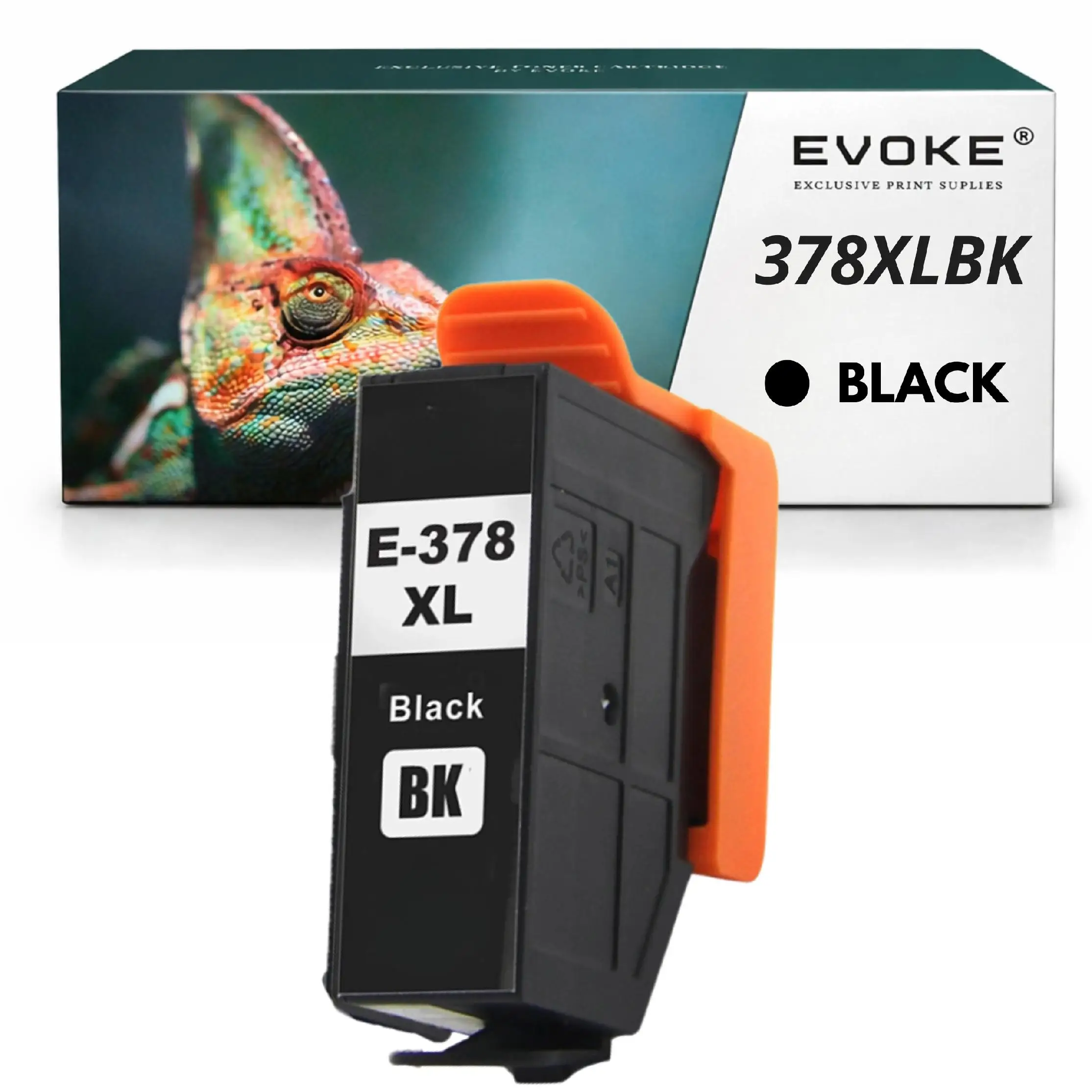 Evoke Compatibele Inkt voor Epson 378 XL 378XL T3791 T-3791 Zwart Xp-15000 Exp Photo Xp-8505 8500
