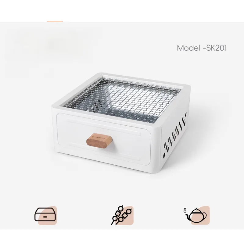 

Barbecue Stove, Home Outdoor Barbecue Grill, Surrounding Stove, Tea Cooking and Barbecue Stove Set, Indoor Stove and Appliance C