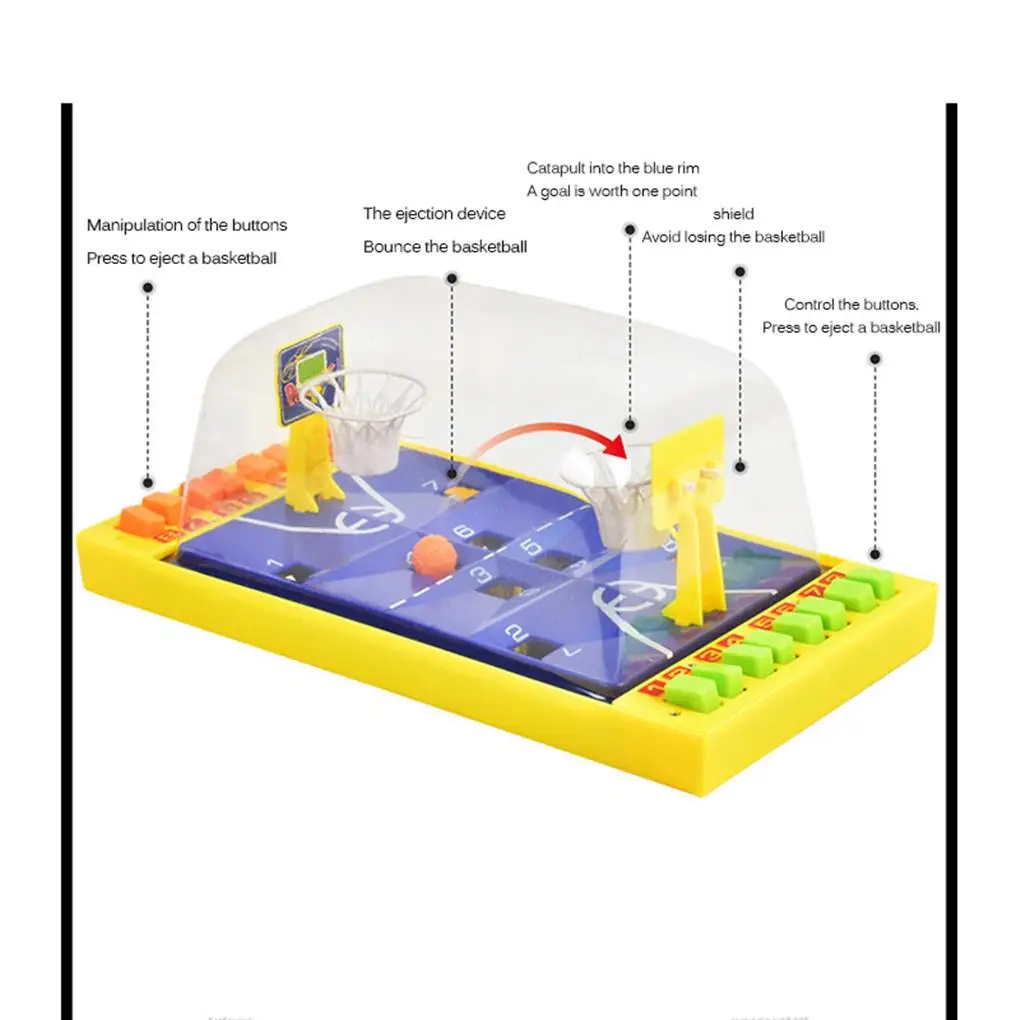Basketball Battle Toy Parent-child Interactive Double Shooting Games Board Tabletop Party Supply Home Children Games Desktop Toy