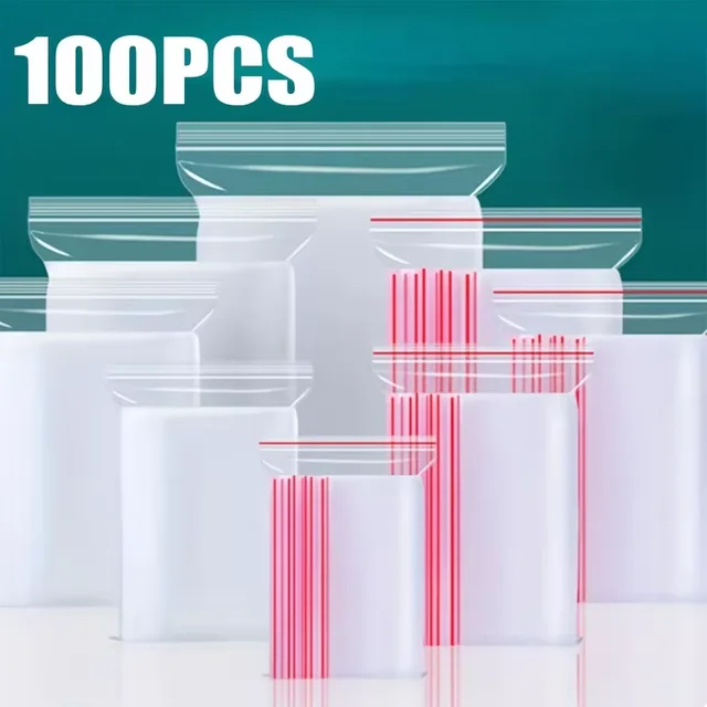 100 sztuk PE samouszczelniające torby akcesoria do malowania diamentami plastikowa torba plastikowa torba próżniowa przezroczysta samoprzylepna torba uszczelniająca prezenty