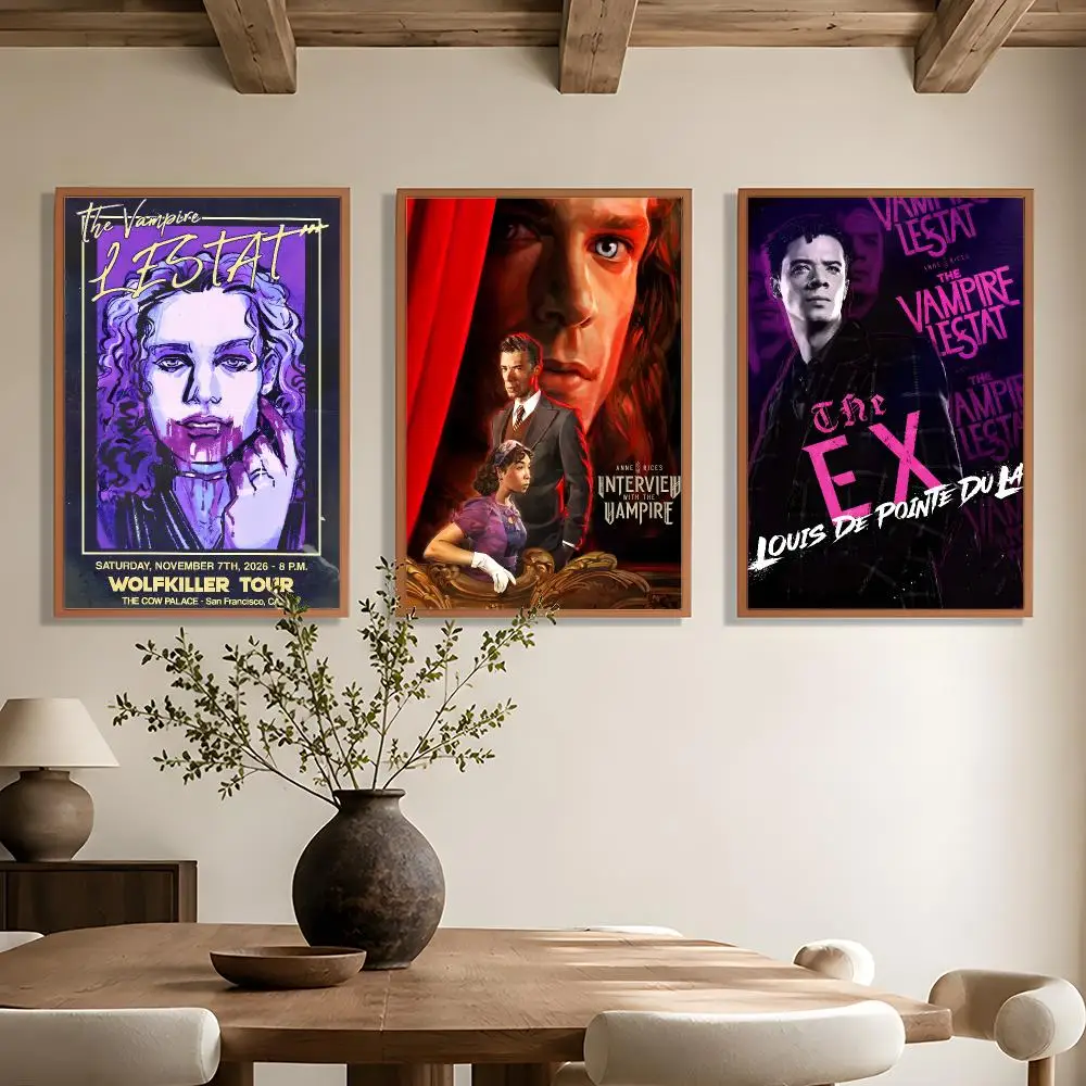 Gothic Series V-Vampire Lestat Poster Wall Art Poster HD Waterproof PP Print Bedroom Living Room Office Decor Gift