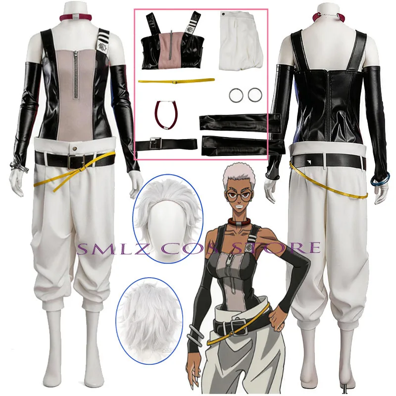 

Semiu Grier Cosplay Anime GACHIAKUTA Costume Woman Sexy Uniform wWig Set Halloween Party Play Outfit for Woman MAN