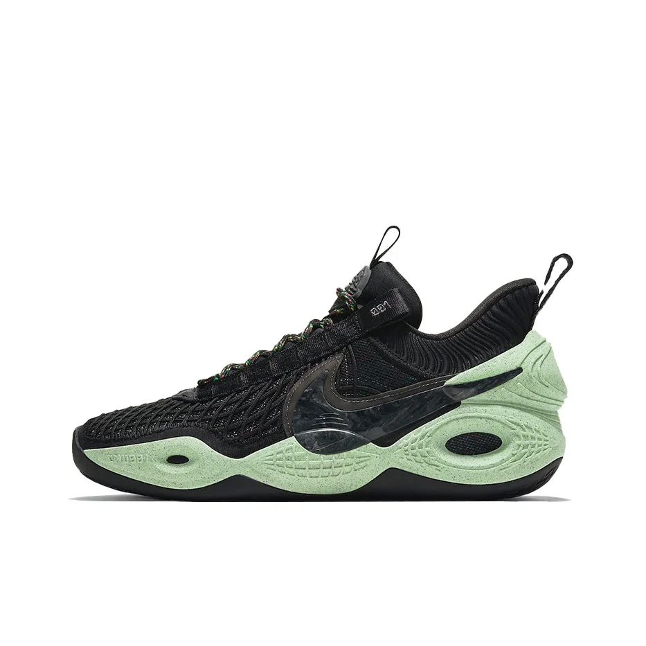 Nike Cosmic Unity 1 Basketball Shoes Unisex Low Top Black/Green DD2737-001