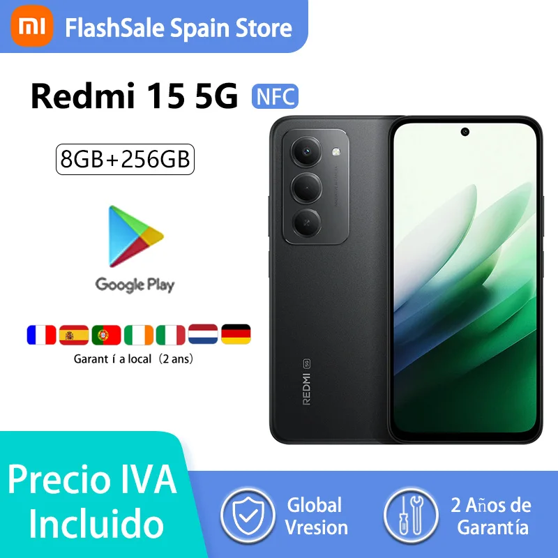 REDMI 15 5G 本体 7000mAhバッテリー Redmi 15 5G – Power-Packed Smartphone with 7000mAh Battery