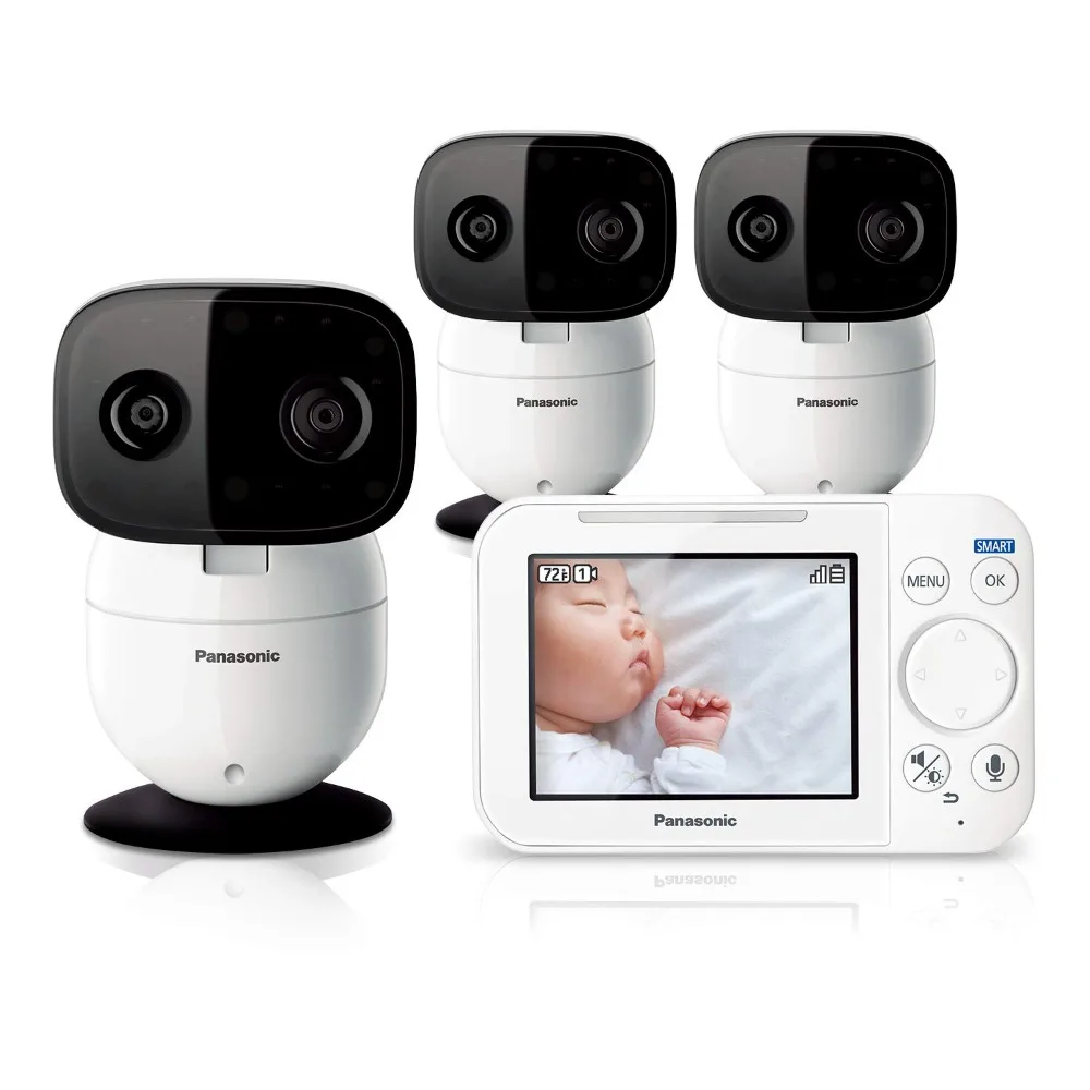 

Видеоняня с дистанционным панорамированием/наклоном/зумом, сверхдальным радиусом действия, безопасным подключением и портативным подключением, двусторонним размом, колыбельной или шумоподавлением