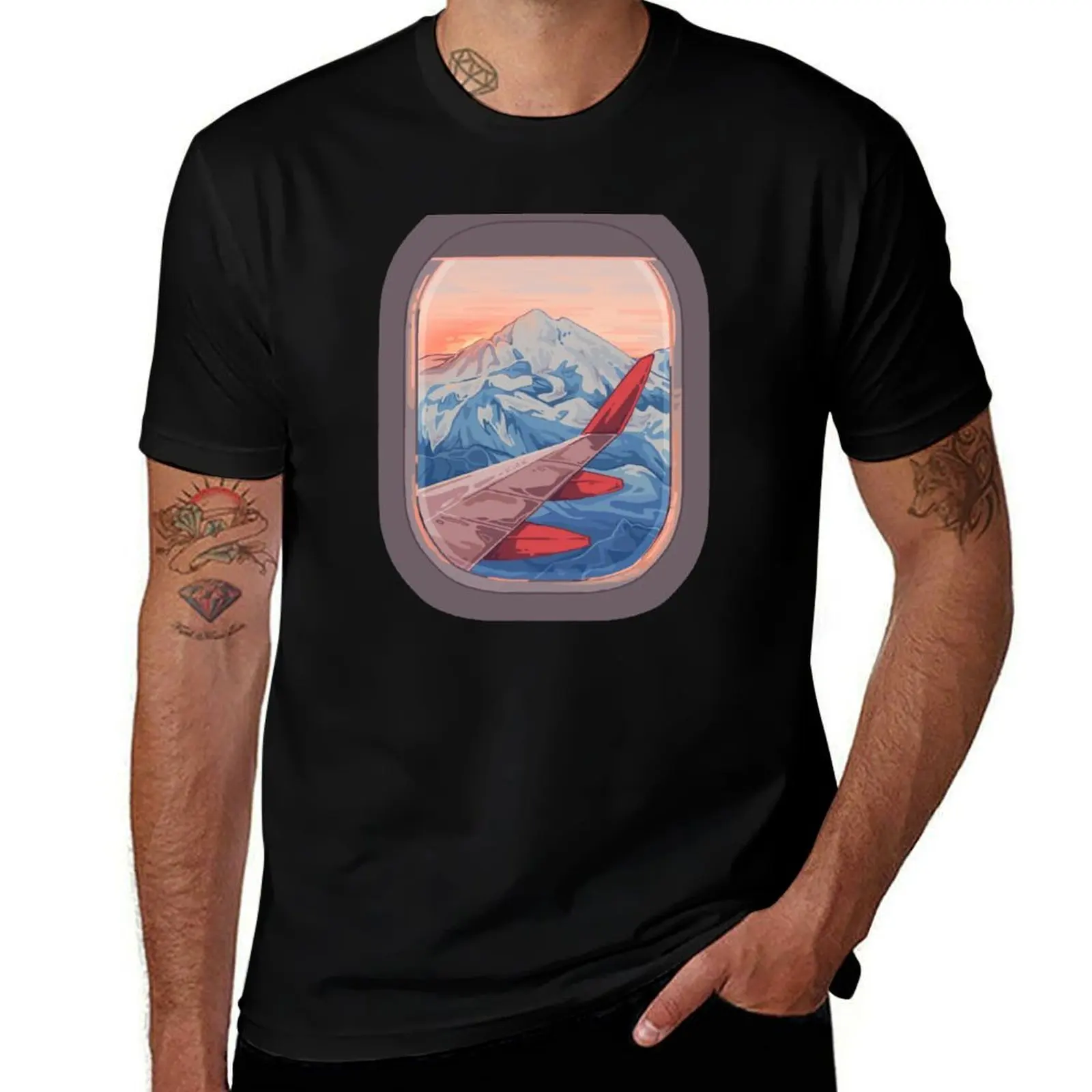 Wanderlust T-Shirt Street Fashion Casual Tee Shirt T-Shirt