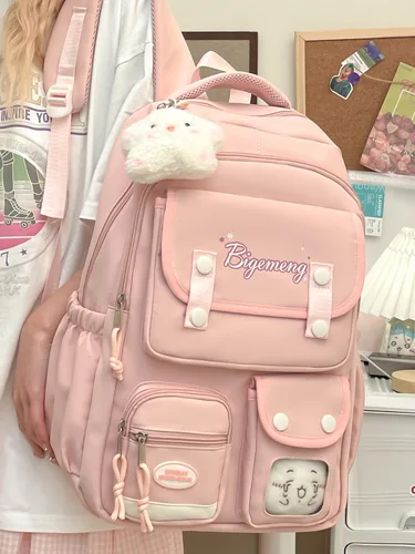 Imagen 1 del producto Mochila Escolar 2026 para Estudiantes de Primaria y Secundaria, Mochila Versátil con Muñeca