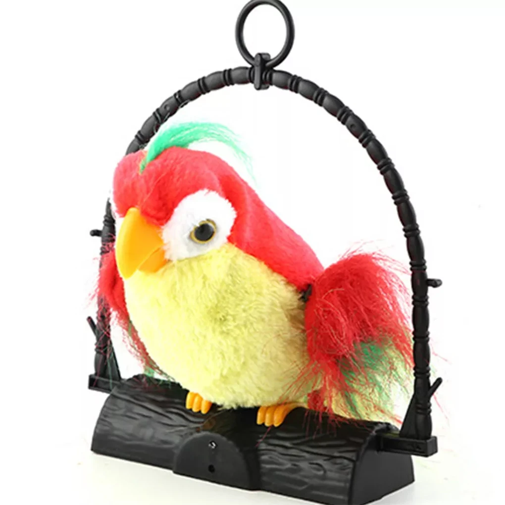 Parrot parlant répète ce que vous dit, jouet Animal en peluche, perroquet électronique, cadeau de noël et d'anniversaire pour enfants