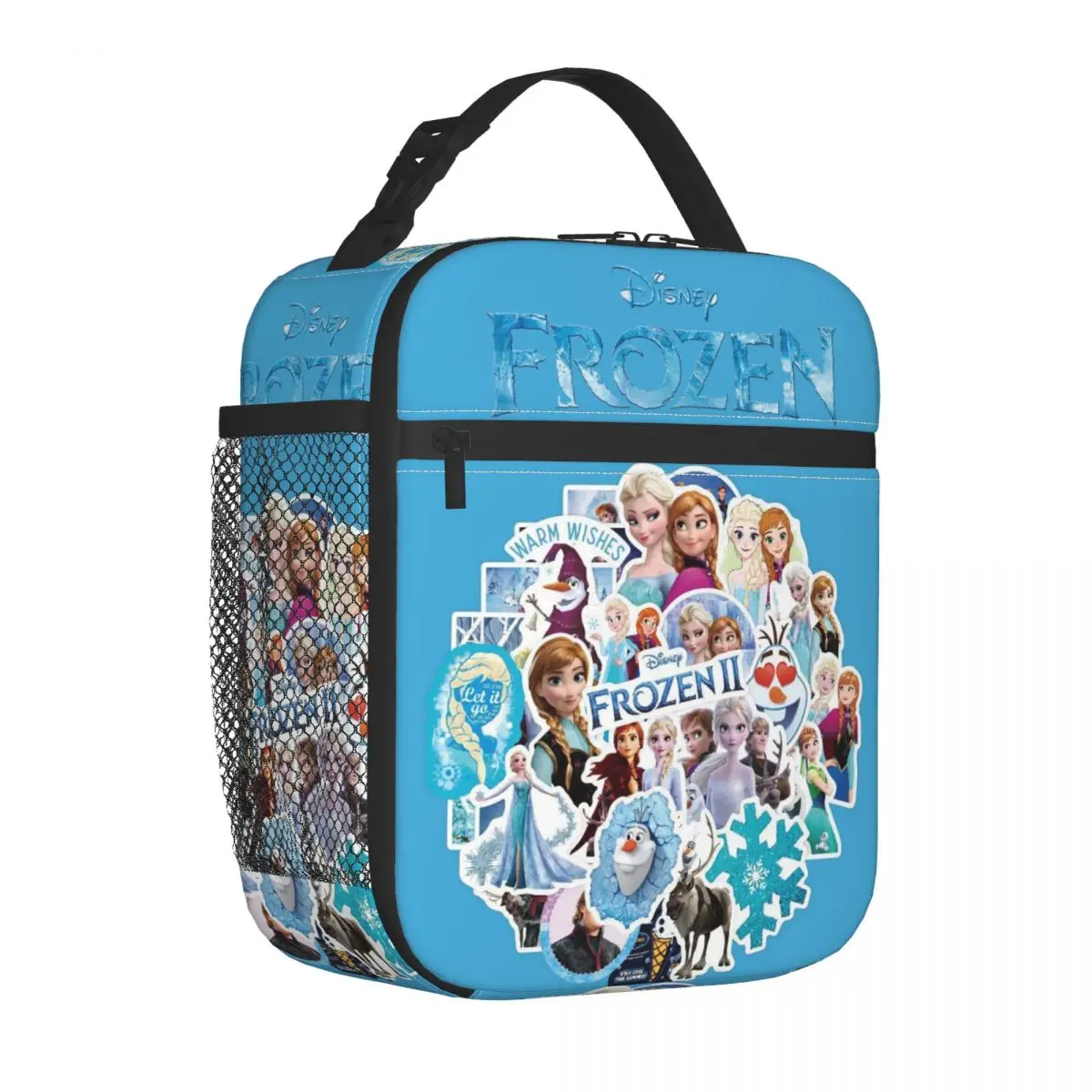 For School CuteElsa Durable Waterproof Fashion Disney Frozen Food Preservation Bag For Men Kid Travel Storage Bags