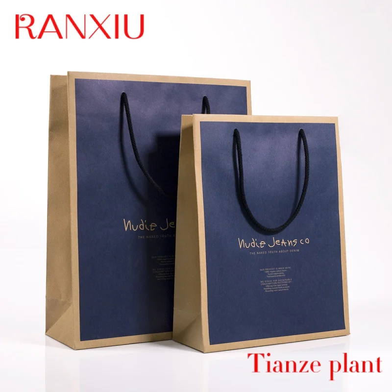 Custom Custom Luxury Clothing Retail Pink Gift Bag bolsas de papel Shopping Packaging Paper Bags with your own logo For Clothes