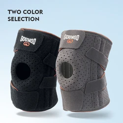 1PC/2PC GOUNOD Protective Sports Knee Pads Mountaineering Outdoor Breathable Non-slip Straps Men Women Support Steel Knee Pads