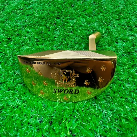 SWORD SW golf sopası golf başlığı altın rengi 365+/-5 gr, uyumlu kapaklı