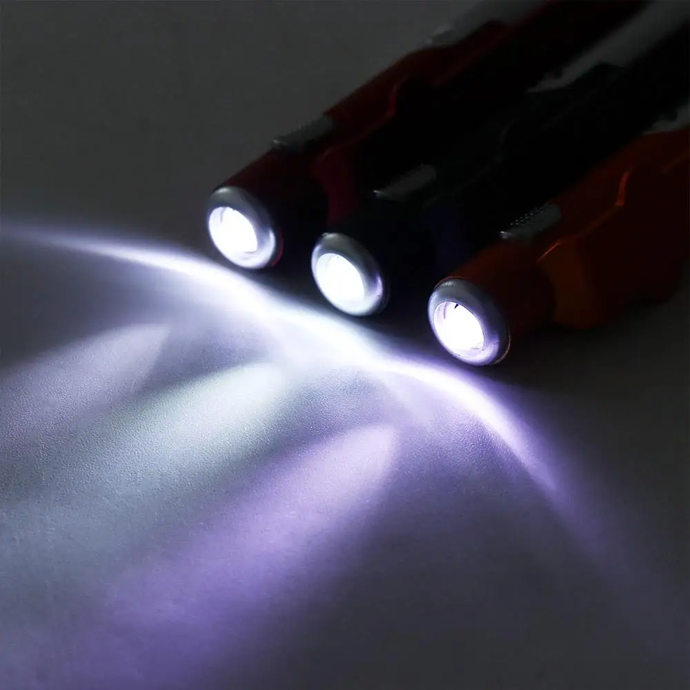 4 in 1 Multifunctional Night Reading Stationery Students Cellphone Holder Ballpoint Pen with LED Light Stylus Pen Writing Pen