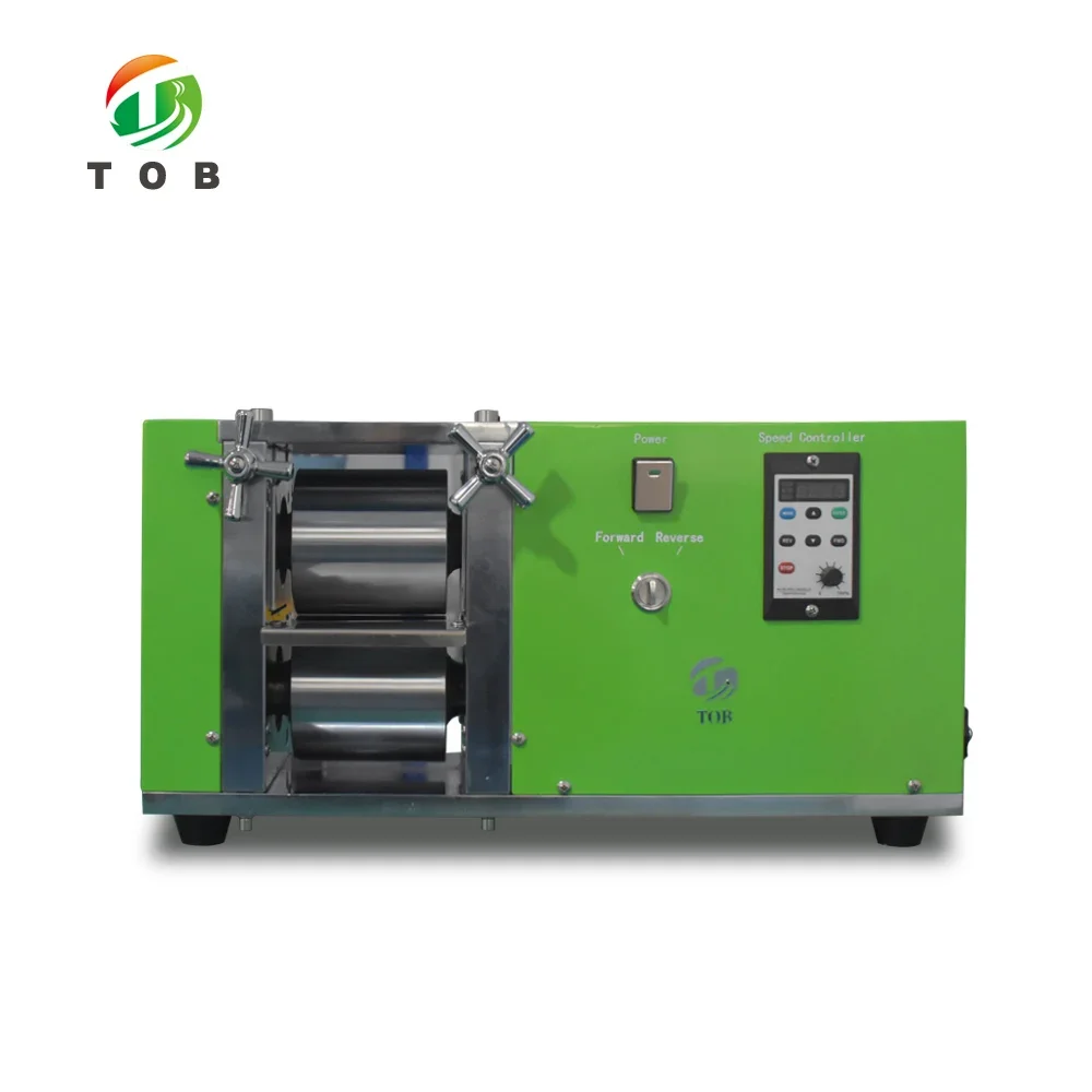 TOB Small Lab Electric Lithium Battery Research Calendar Electrode Machine