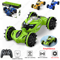 Q150 Remote Control Stunt Car 2.4G Radio Amphibious Remote Control Car 4WD Driving Waterproof Twist RC Cars Boy Toys RC Vehicles