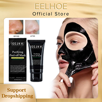 Blackhead Remover Mask Nose Black Dots Anti Acne Pimple Spot Deep Cleansing Purifying Shrink Pores Oil-Control Peel off Mask Gel