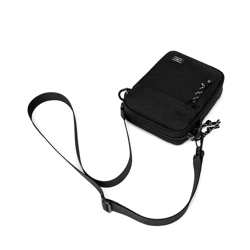 Mini bolsas crossbody simples, Saco lateral de ombro de nylon masculino, Saco de estilingue de telefone mensageiro masculino, Carteira de peito para marido