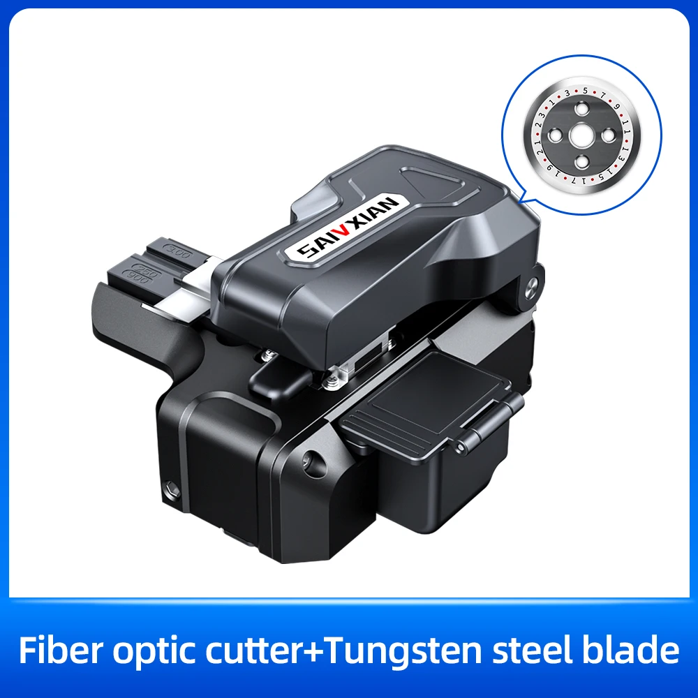 SAIVXIAN M9 Automatic Fiber Optic Cutting Knife One-Step Knife Rotary Blade high precision Fiber Optic Cleaver