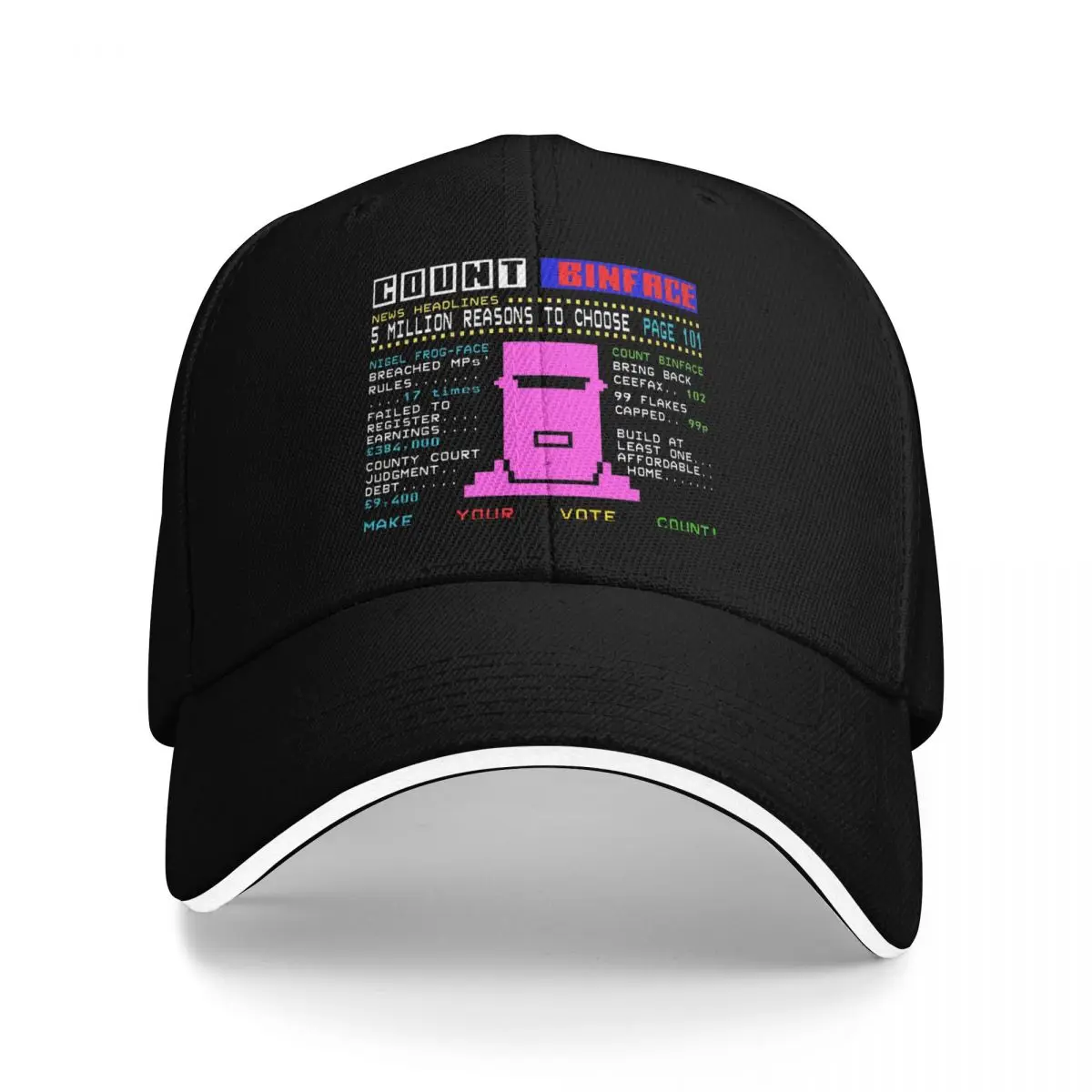 Baseball Caps Count Binface Funny Code Casquette Men Women Sport Spring Caps