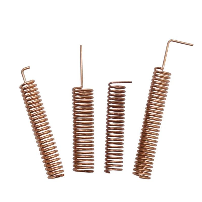 100pcs Remote Control 315Mhz Lora 3Dbi Internal PCB Welding Copper Coil Spring Antenna 315 Helical Bend  Straight Angle Antenna