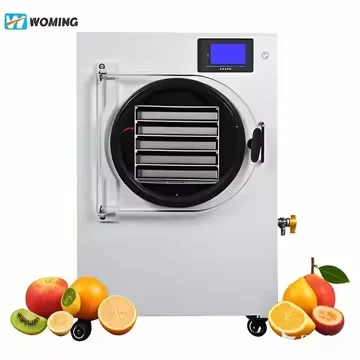 Woming New Model 5 Trays  Home Use Small Scale Lyophilizer HFD-5 Fruit Vegetable Candy Vacuum Freeze Dryer