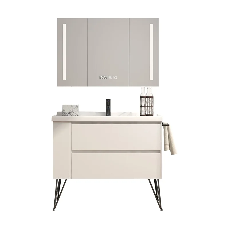 

Шкаф для ванной комнаты Настенное умное зеркало Умывальник для ванной комнаты Умывальник Умывальник Ванная комната