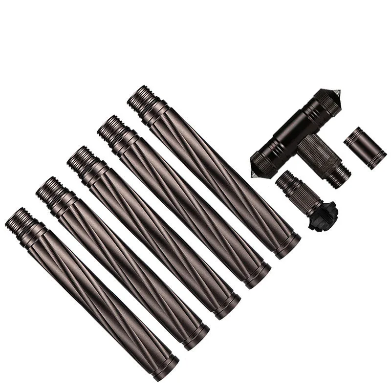 Folding Tactical Self-Defense Stick Trekking Poles Walking Hiking Stick for Outdoor Hiking