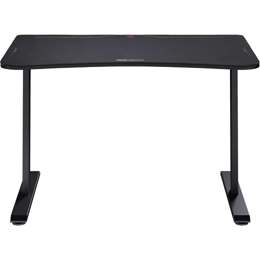 مكتب ألعاب RESPAWN مقاس 48 بوصة: مكتب كمبيوتر مريح مع لوحة ماوس مدمجة، إدارة كابلات لمحطة عمل الكمبيوتر الشخصي، مثالي للمنزل