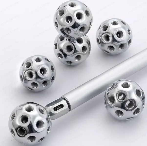 5Pcs round ball 26/18 hole aluminum zinc ball joint l aluminum alloy coupling light truss accessories