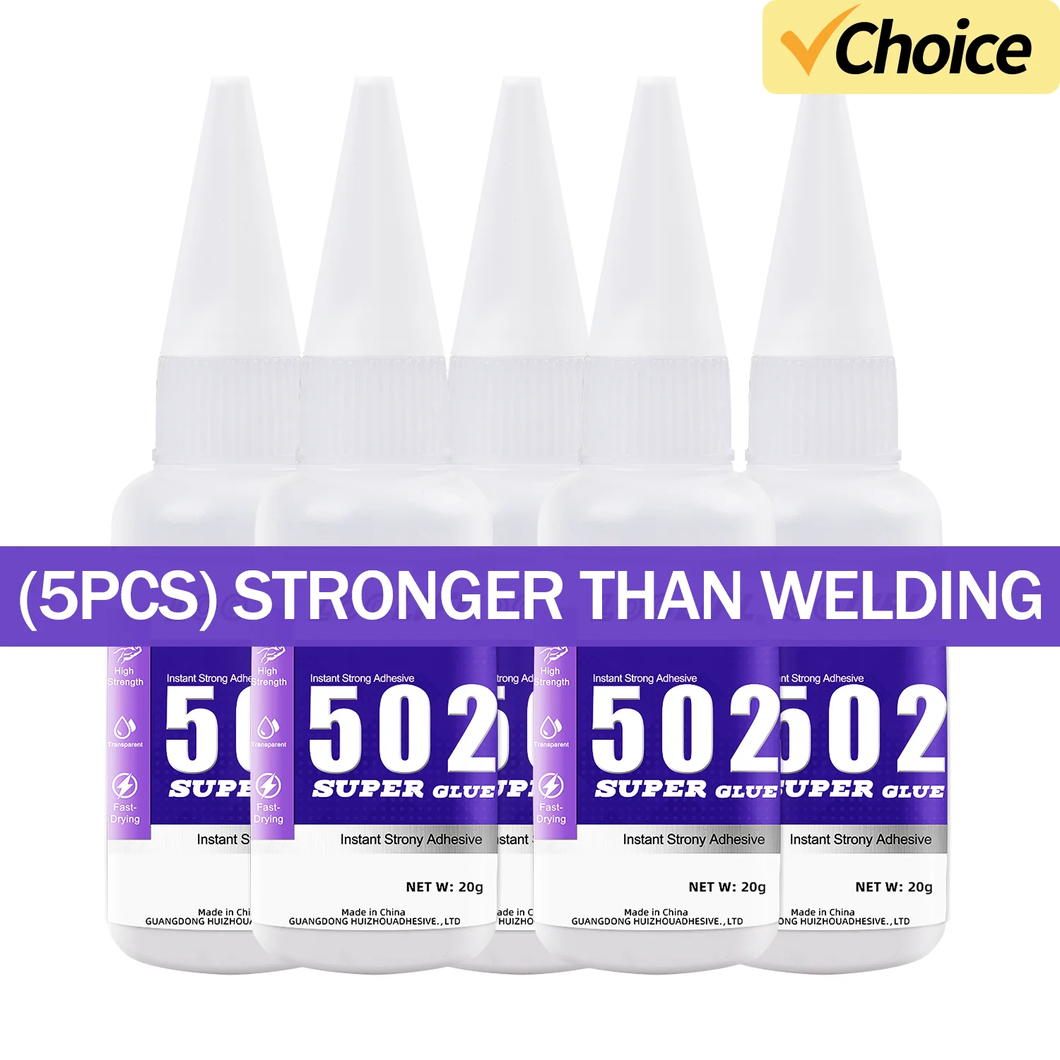 1-5Pcs 502 Super Adhesive Multi-Functional Adhesive, Used for Metal, Plastic, Daily Maintenance, Diy, and Small-Scale Process Repairs
