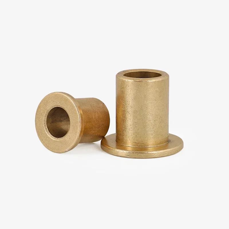 

5pcs Flange Sleeve Brass Copper Bearings Rudder Bushing Shaft ID 1mm 2mm 3mm 4mm 5mm Powder Metallurgy Oil for RC Bait Boat DIY