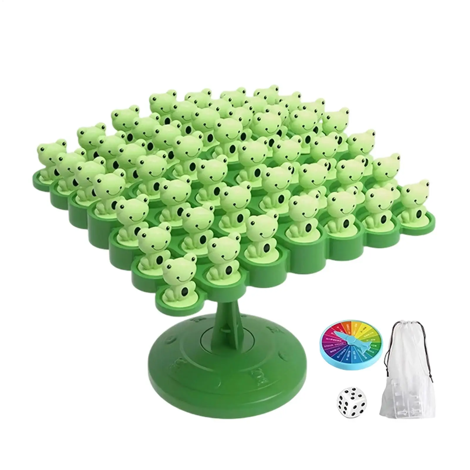 Fun Frog Balance Tree Children Montessori Math Toys Balancing Board Game Parent-child Interaction Tabletop Balance Game Toy Gift