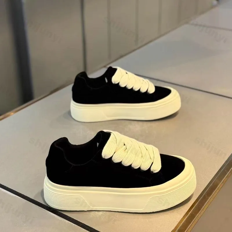 الرجال أحذية رياضية غير رسمية ربيع الخريف مريحة المضادة للانزلاق في الهواء الطلق حذاء الجري أزياء من الدانتل حتى منصة الرجعية أحذية مفلكنة #5