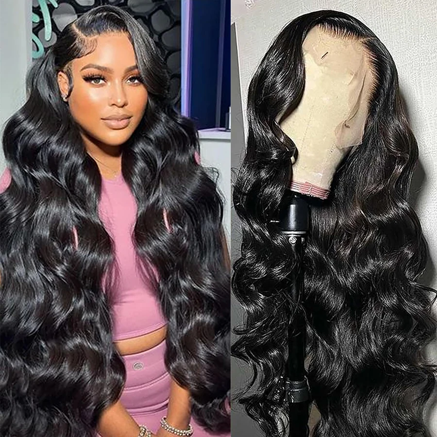 

Lace Frontal Wigs Human Hair Grade 10 Body Wave Human Hair Pre Plucked Brazilian Bling Hair Lace Front Human Hair Wigs