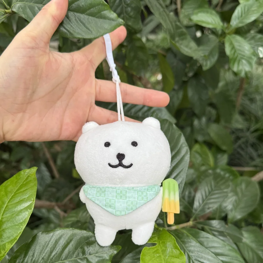 Ours en peluche Super mignon, 10cm, pendentif en fourrure, jouets pour noël, nouvel an, cadeau d'anniversaire, offre spéciale